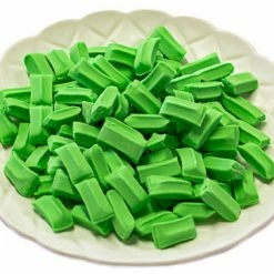 Cooks Confectionery Candy, LOLLIES & Confectionery Mini Fruit Sticks - Green 480g