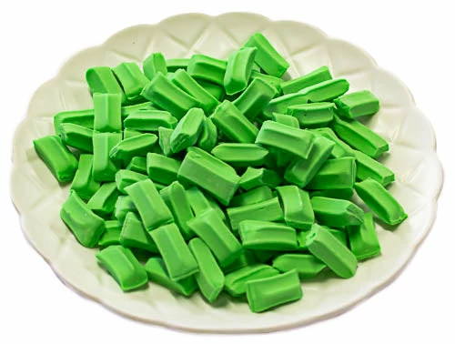 Cooks Confectionery Candy, LOLLIES & Confectionery Mini Fruit Sticks - Green 480g