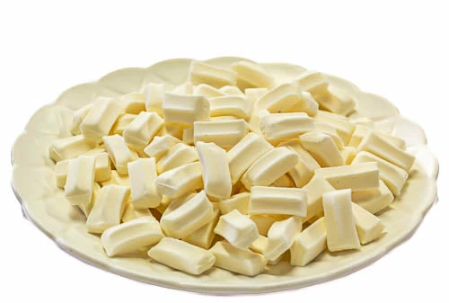 Cooks Confectionery Candy, LOLLIES & Confectionery Mini Fruit Sticks - White 480g