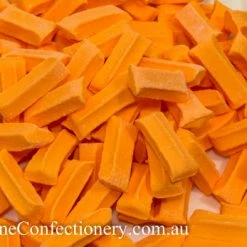 Cooks Confectionery Candy, LOLLIES & Confectionery Mini Fruit Sticks - Orange 480g