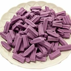 Cooks Confectionery Mini Fruit Sticks - Purple 480g Candy, LOLLIES & Confectionery