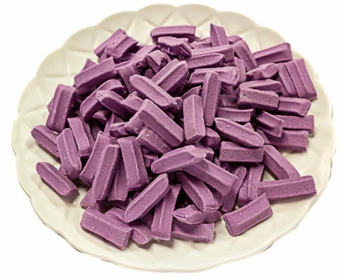 Cooks Confectionery Mini Fruit Sticks - Purple 480g Candy, LOLLIES & Confectionery