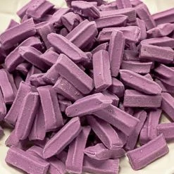 Cooks Confectionery Mini Fruit Sticks - Purple 480g Candy, LOLLIES & Confectionery