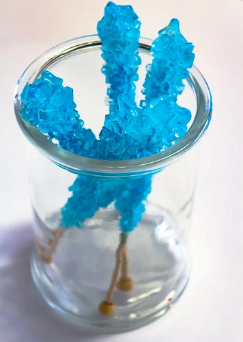 Lolliland Candy, LOLLIES & Confectionery Crystal Sticks - Blue 6 Sticks