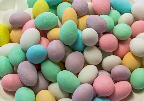 Confectionery House Sugared Almonds - Mixed Colours 1kg Bulk Chocolate & Lollies