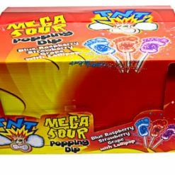 TNT Mega Sour Popping Dip 24 X 54g