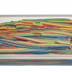 TNT Sour Multicoloured Rainbow 200 Straps Box SOUR Lollies