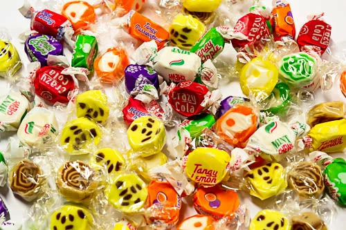 Carousel Confectionery Candy, LOLLIES & Confectionery Carousel Assorted Toffee Chews 500g