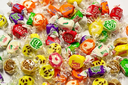 Carousel Confectionery Candy, LOLLIES & Confectionery Carousel Assorted Toffee Chews 500g