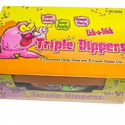 Universal Candy Triple Dippers Box SOUR Lollies