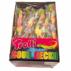 Sour Gecko Trolli Box 40pcs SOUR Lollies