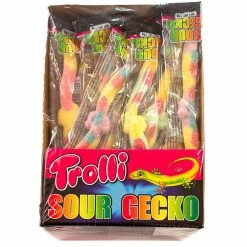 Sour Gecko Trolli Box 40pcs SOUR Lollies