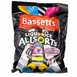 Bassetts Liquorice Allsorts 190g Licorice / Aniseed