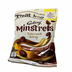 Galaxy Chocolates MINSTRELS 80g Chocolates - Milk, Dark & White