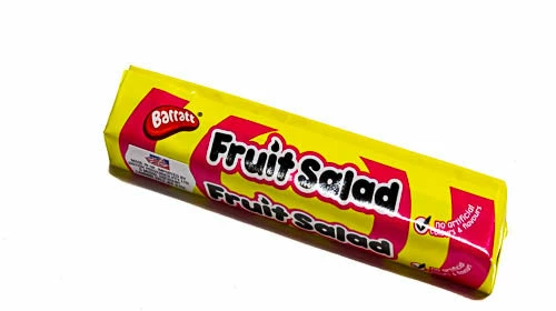 Sunshine Confectionery Fruit Salad 36g Barratt Candy, LOLLIES & Confectionery