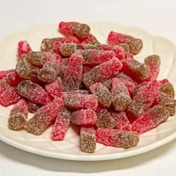 Sunshine Confectionery Outlet Vegetarian Sour Cherry Cola Bottles 90g