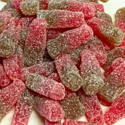 Sunshine Confectionery Outlet Vegetarian Sour Cherry Cola Bottles 90g