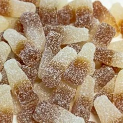 Sunshine Confectionery Outlet SOUR Lollies Vegetarian Sour Cola Bottles 90g