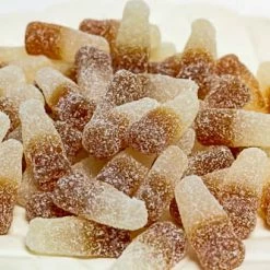 Sunshine Confectionery Outlet SOUR Lollies Vegetarian Sour Cola Bottles 90g