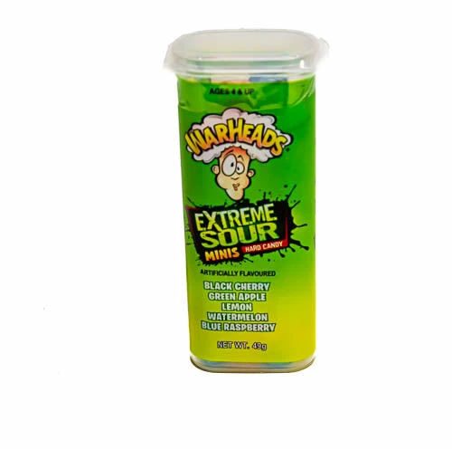 Universal Candy Novelty Confectionery Warheads Junior Extreme Sour