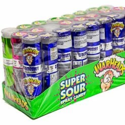 Universal Candy Warheads Super Sour Spray 24 Sprays SOUR Lollies