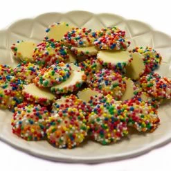 Custom Chocolates White Chocolate Jewels - Sparkles - Freckles 8kg Bulk Chocolate & Lollies