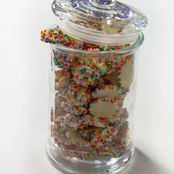 Custom Chocolates Chocolates - Milk, Dark & White White Chocolate Jewels - Sparkles - Freckles 1kg