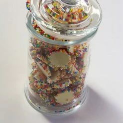 Custom Chocolates White Chocolate Jewels - Sparkles - Freckles