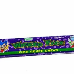 Sweetmans SOUR Lollies Wicked Fizz Grape Chews