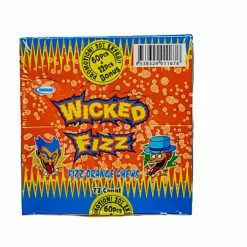 Sweetmans Wicked Fizz Orange - Box SOUR Lollies