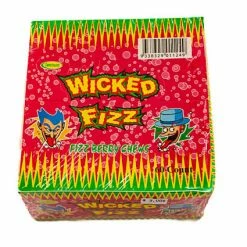 Sweetmans Novelty Confectionery Wicked Fizz Strawberry Chews
