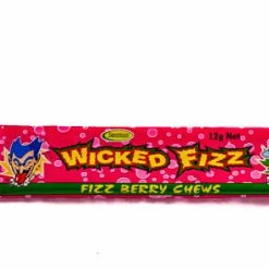 Sweetmans SOUR Lollies Wicked Fizz Strawberry - Box