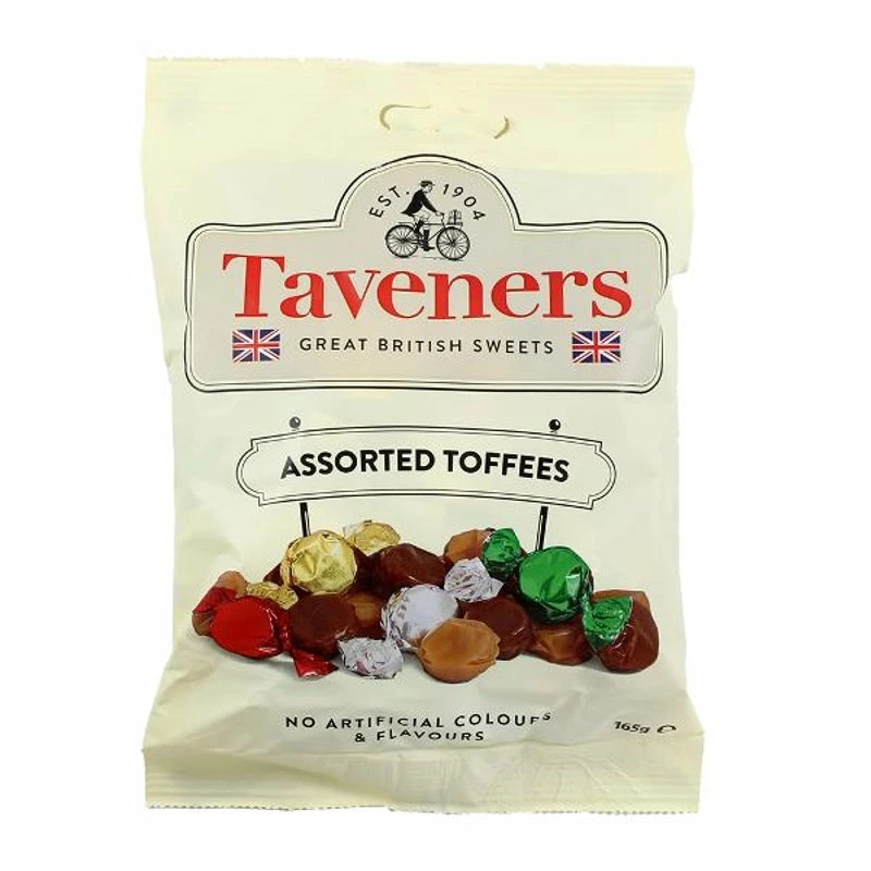 Assorted Toffees 165g Taveners
